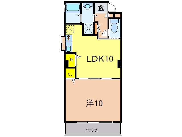 メ－プル甲子園の物件間取画像