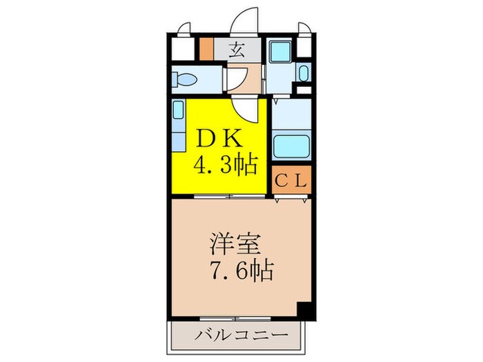 今川マンションの物件間取画像