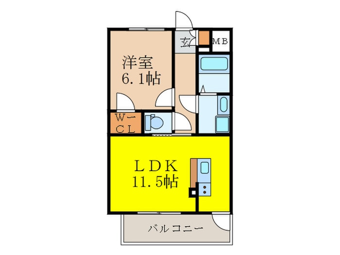 S-RESIDENCE新大阪駅前の物件間取画像