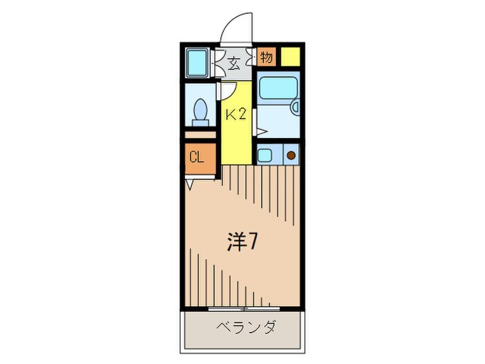 クリヨン宝塚の物件間取画像