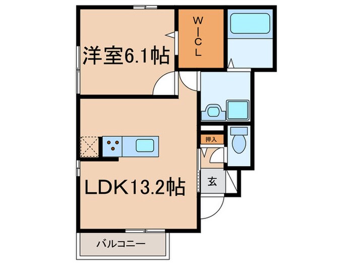 フラン瀬田　A棟の物件間取画像