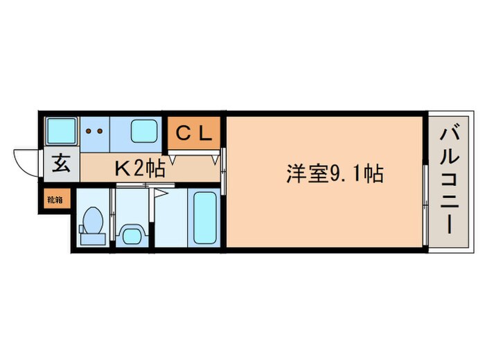 La Vita東寺の物件間取画像