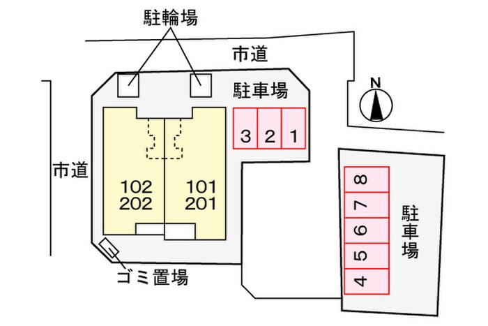 ラリュールの物件外観写真