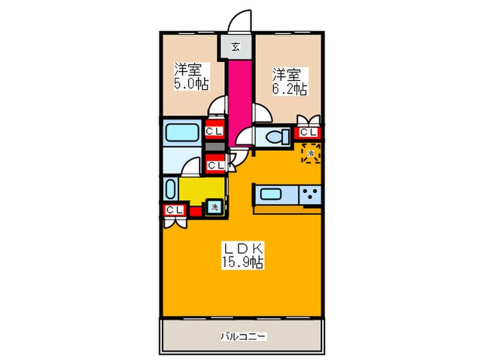 物件間取画像