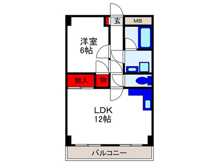 アビタ桜の物件間取画像