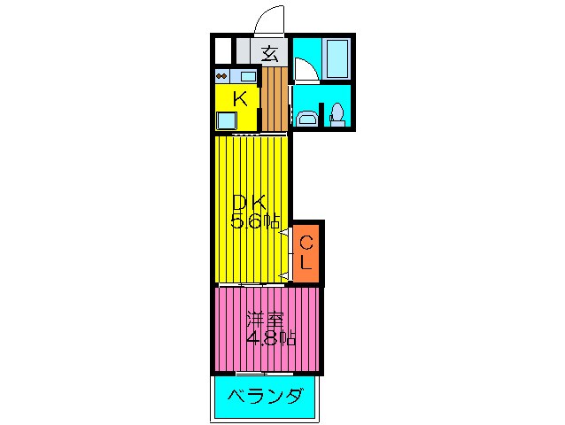フィ－ル土居の物件間取画像