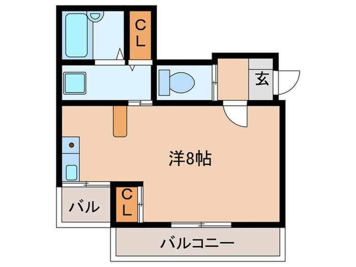 幸栄荘の物件間取画像