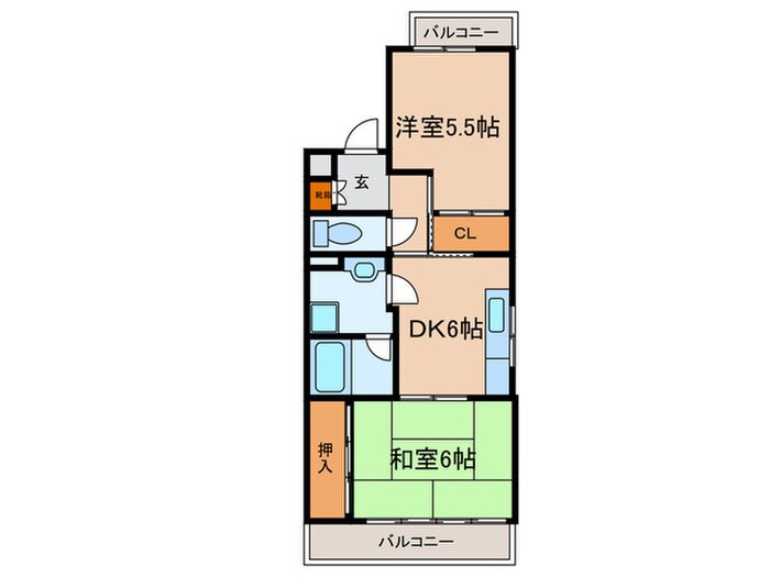 Ｍａｎｓｉｏｎ　Ａｅｗｏｌの物件間取画像