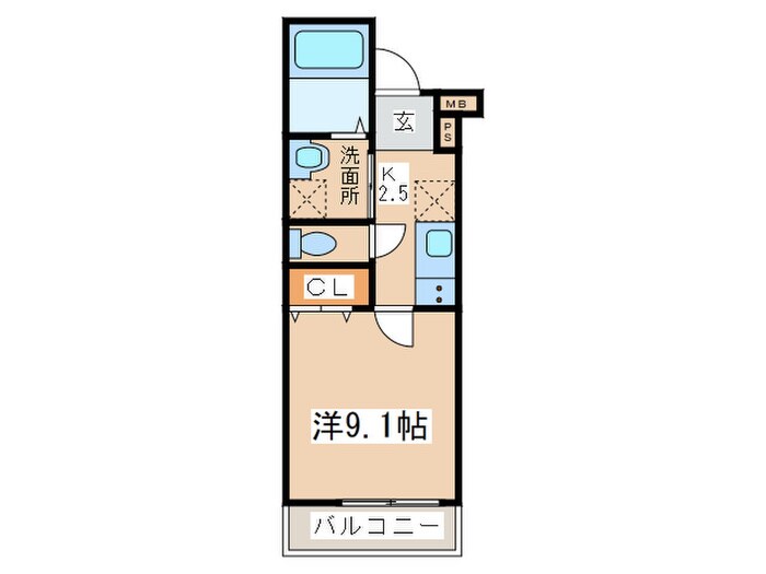 フジパレス中加賀屋Ⅰ番館の物件間取画像