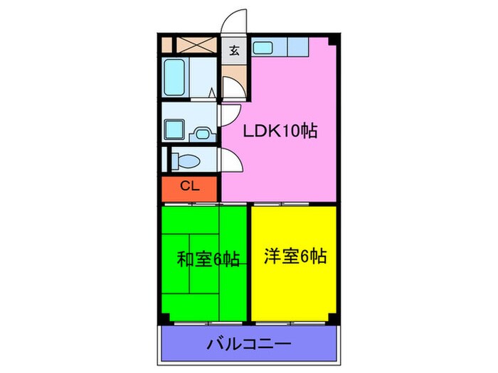 ルミエール福島の物件間取画像