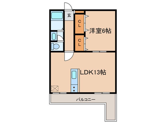 日和マンションの物件間取画像