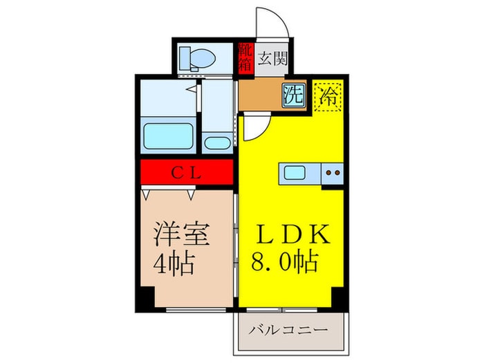 フウキレジデンスの物件間取画像