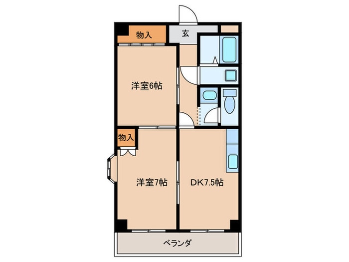 マンションブランの物件間取画像