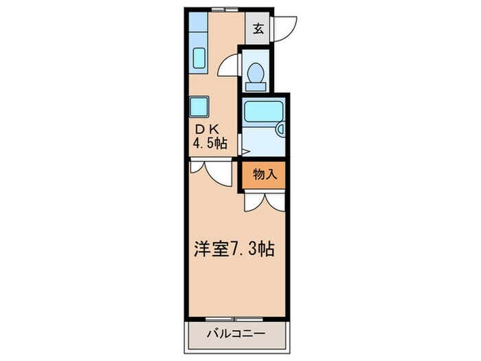 フロ－ラル二瀬の物件間取画像