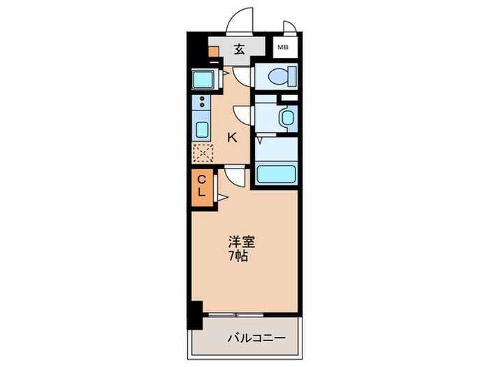 ル・シエル大秋の物件間取画像