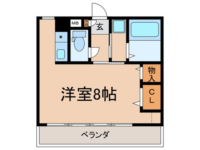 シャンブル村瀬の物件間取画像