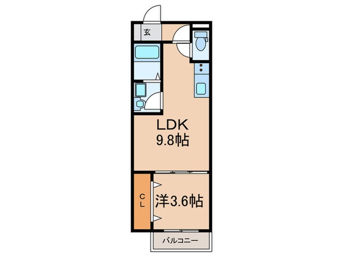 LECOCON豊田市駅の物件間取画像