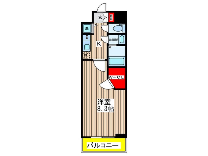 プレサンス栄ライズ(1002)の物件間取画像