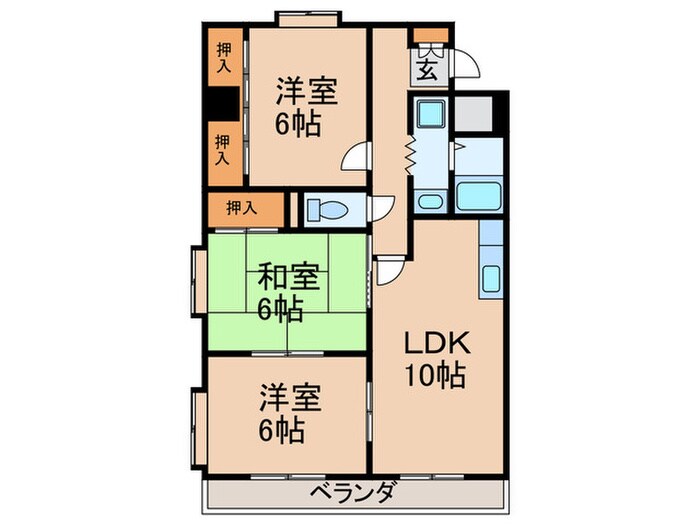 シェモアⅡの物件間取画像