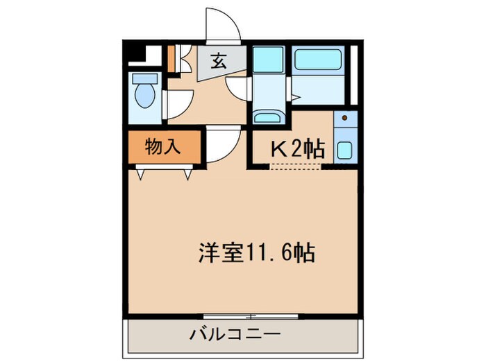 コンド・勝川(202)の物件間取画像