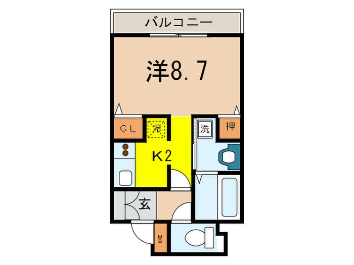 CASSIA車道の物件間取画像