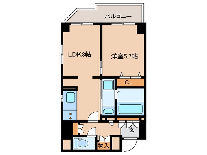 CASSIA車道の物件間取画像