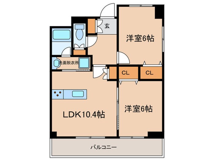 プログレスアサダの物件間取画像