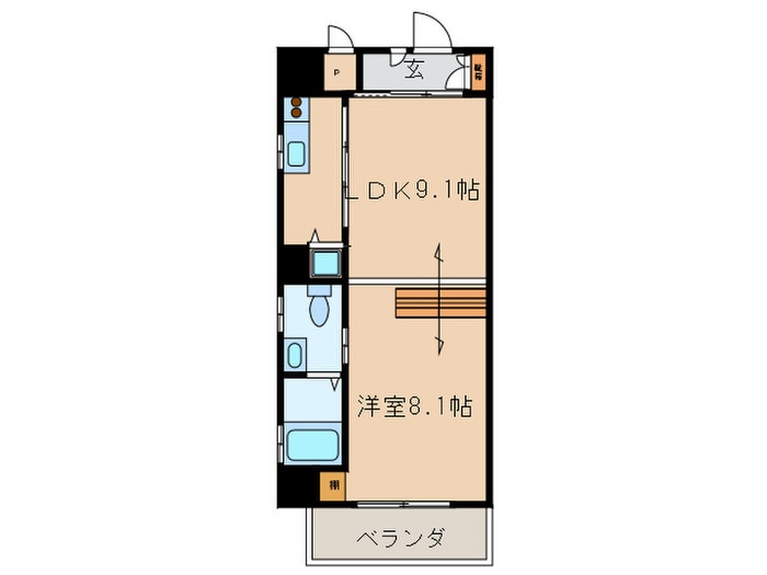 ピ－コック・スタ－の物件間取画像