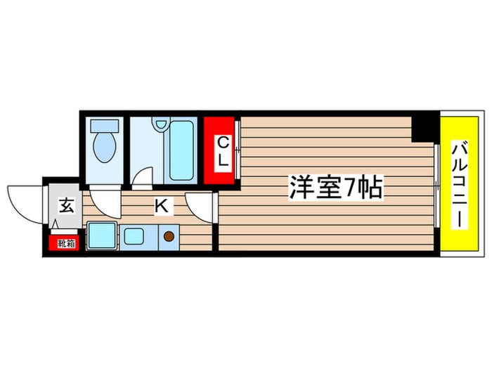 セントラルハイツ　カシノの物件間取画像