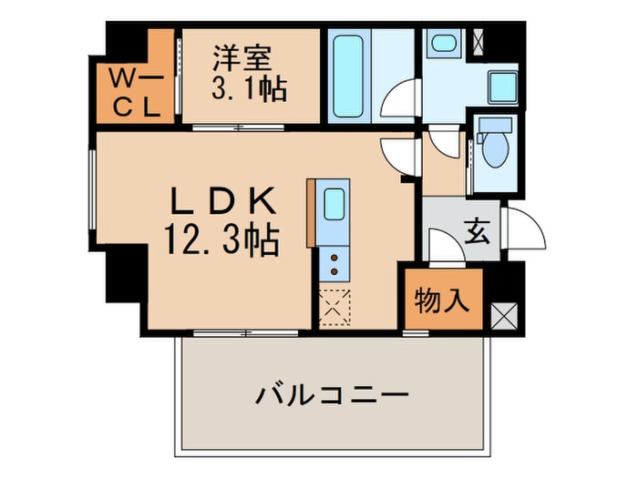 Ｃｌａｒｉｔｙ星ヶ丘の物件間取画像