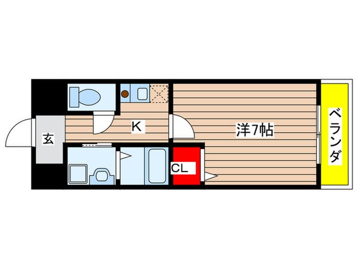 Ｇｒｅｅｎ　Ｇａｂｌｅｓの物件間取画像