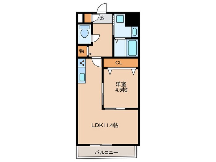 グレイスコートAの物件間取画像