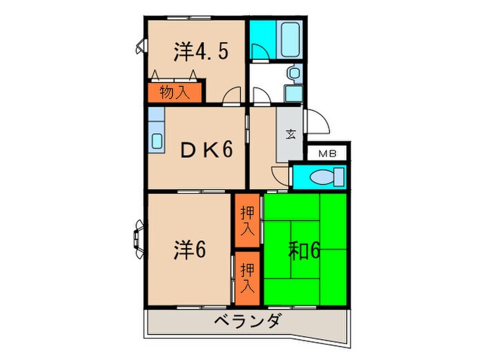 グランドゥール須田の物件間取画像