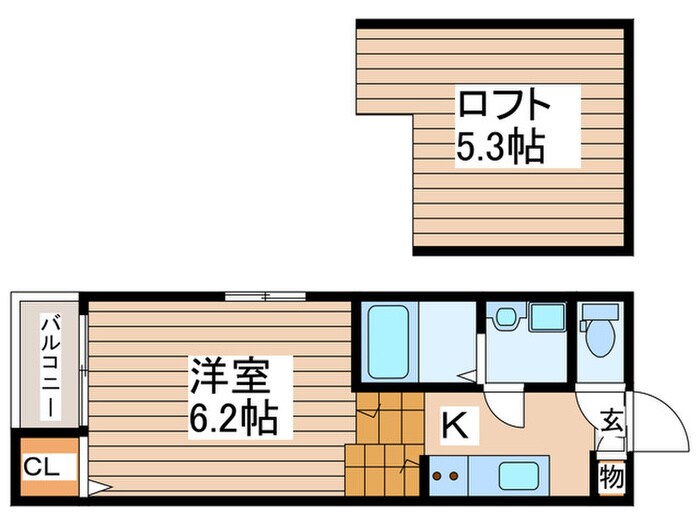 ハーモニーテラス切戸町Ⅲの物件間取画像