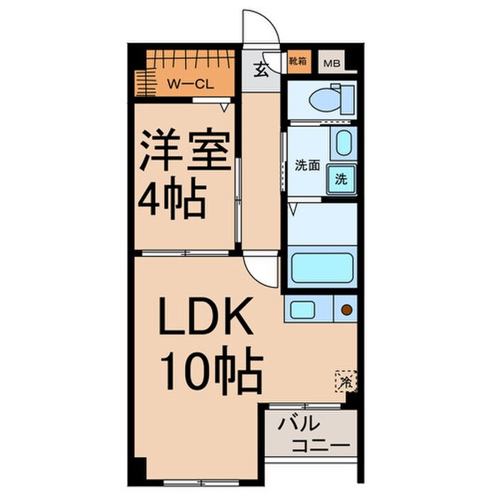 パークアベニュー東山の物件間取画像