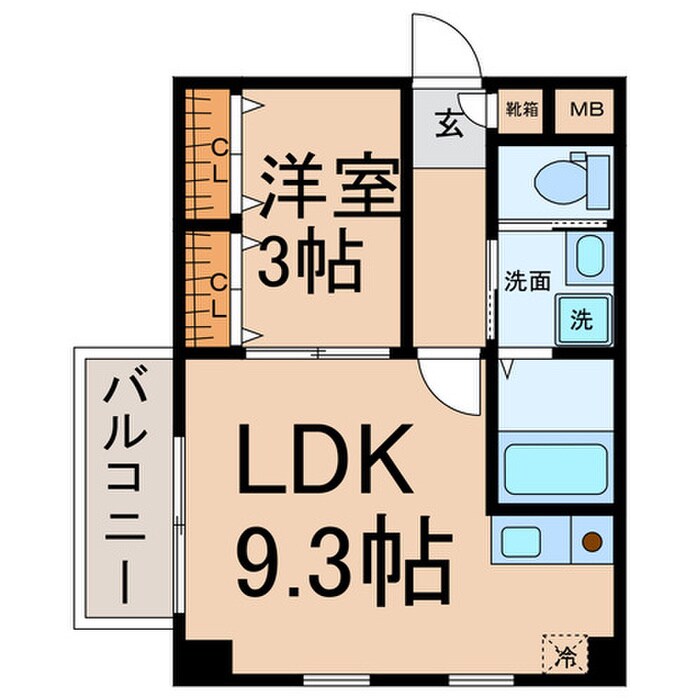 パークアベニュー東山の物件間取画像