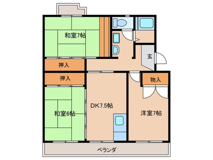第2三宅ビルの物件間取画像