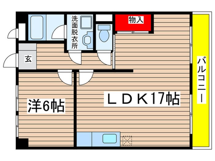 グリ－ンビル野中の物件間取画像