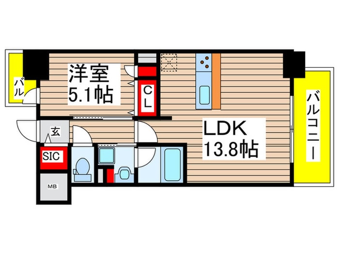 ＰＯＮＡＮＴ鶴舞公園の物件間取画像