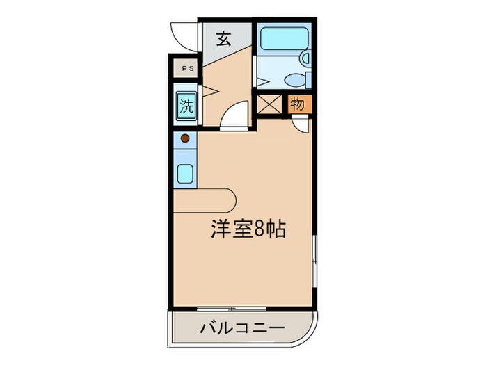 シャトーレ三栄３の物件間取画像