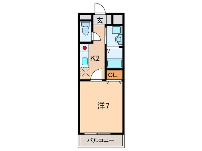 ルミエ－ル長良の物件間取画像