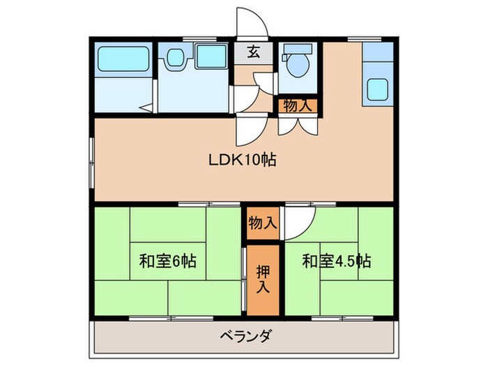 伊藤ビルの物件間取画像