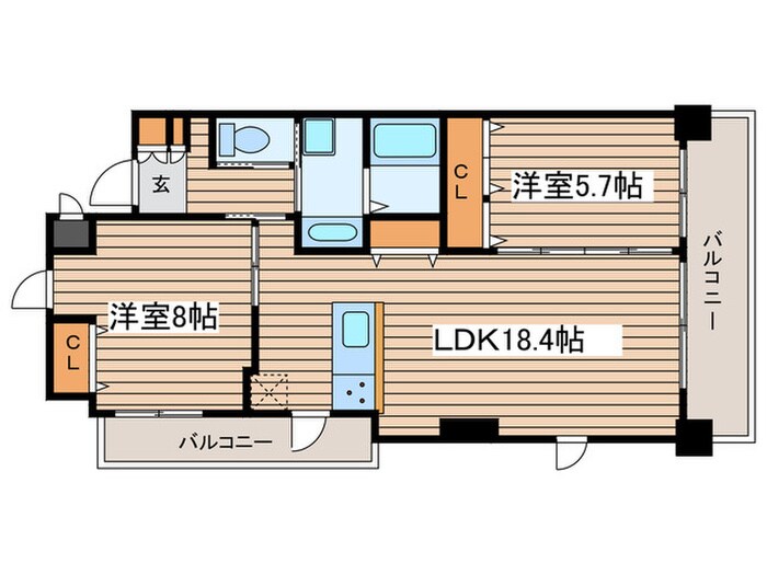 白壁リンクスの物件間取画像