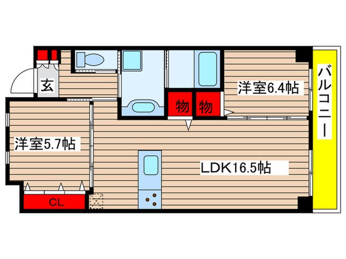 白壁リンクスの物件間取画像
