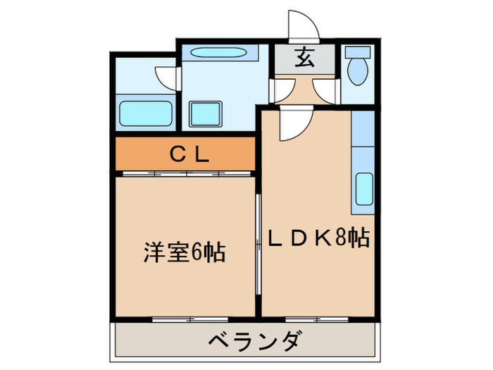 サンロ－ズ本町の物件間取画像