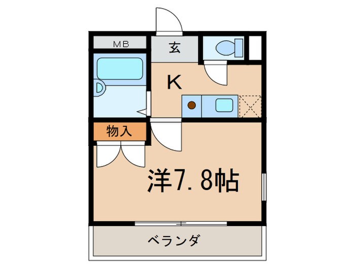 グリーンヒルズ　山田　８の物件間取画像