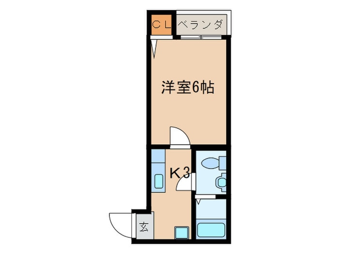 コーポ愛花夢の物件間取画像