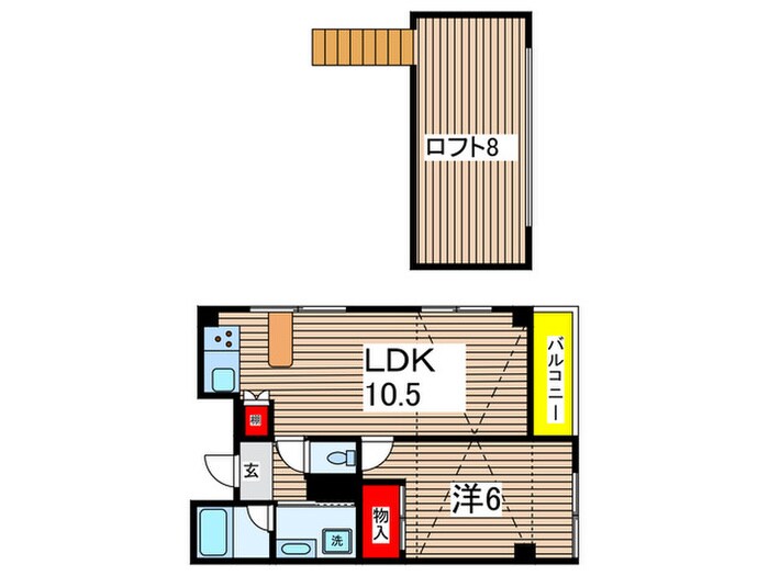 シャトーごきその物件間取画像