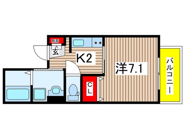 スターブル野並の物件間取画像