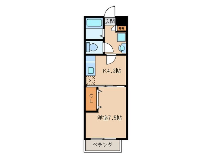 ソシア内山の物件間取画像